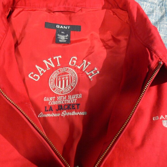 GANT HEAVY DUTY FALL/WINTER JACKET RED XL - Picture 2 of 7